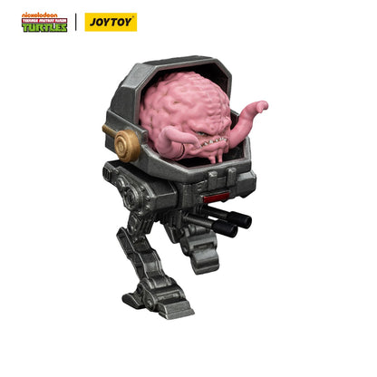[Pré-venda][Disponível na Ásia] JOYTOY 1/18 Bonecos de Ação TMNT Tartarugas Ninja Krang Figuras de Anime Brinquedos Modelo