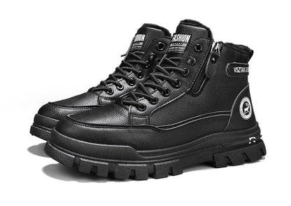 Men's winter warm ankle boots, new anti-slip sports shoes, men's motorcycle snow boots Botas Para Hombre