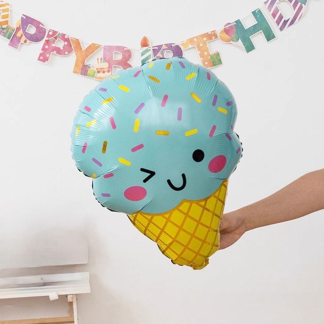 7pcs Candy & Ice Cream Theme Balloons Set pink balloons decoration party birthday balloons decoration party princess