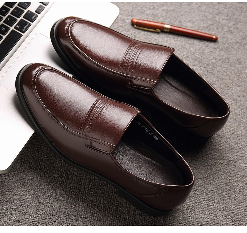 Mens 6CM Height Increase Dress Shoes Fashion Pointed Toe Business Casual Elevator Shoes Leather Oxfords Shoes Zapatos De Hombre