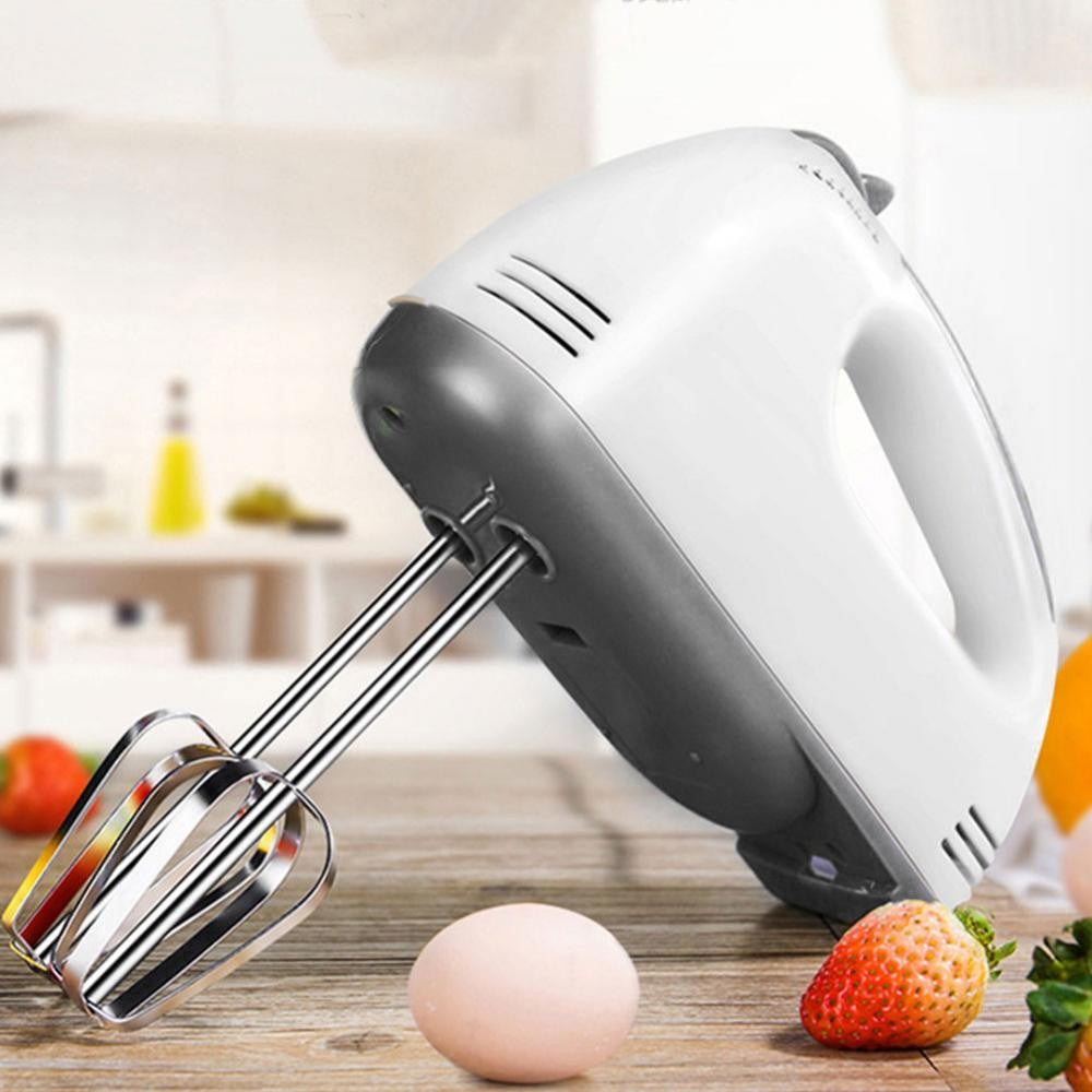 Espumadores de Leite 100W 7 Velocidades, Mini Misturador, Liquidificador de Alimentos, Processador de Alimentos Multifuncional, Batedor de Creme de Cozinha, Ferramentas Elétricas de Cozinha