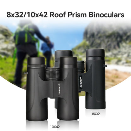Binóculos Svbony F9333A/F9333B 10X42/8X32 Telescópio Potente Profissional HD De Longo Alcance Equipamento de Acampamento Para Viagens e Sobrevivência