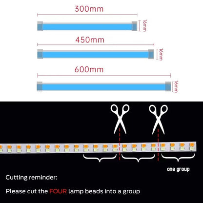 2 Peças Luzes de Seta para Moto LED Luz Diurna Luz Traseira DRL Faixa Decorativa À Prova d'Água Freio Luz Sequencial