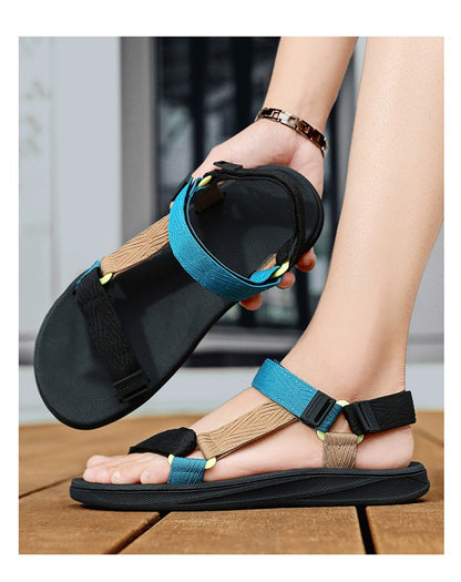 Men's Sandals Summer New Trendy Sports Shoes Non-Slip Wear-Resistant Soft-Soled Cool Beach Shoes for Men