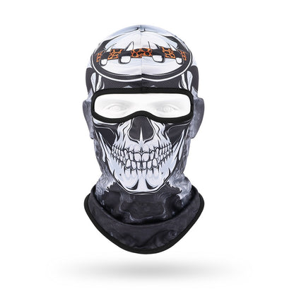 Quick-Dry Skull Face Mask - Breathable Sun Protection for Cycling & Outdoor Sports