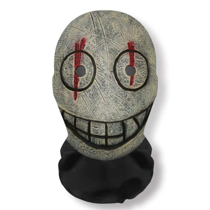 Halloween Ghost 3D Printed Mask, Stretchy Mesh Full Head Accessory, Fun Horror Cosplay Party Halloween
