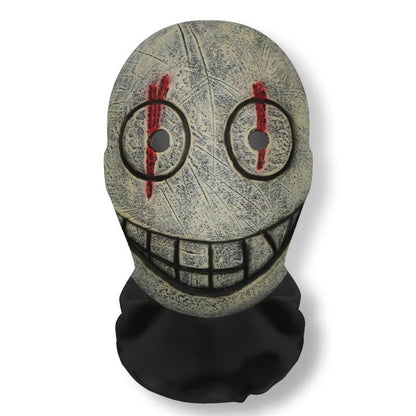 Halloween Ghost 3D Printed Mask, Stretchy Mesh Full Head Accessory, Fun Horror Cosplay Party Halloween