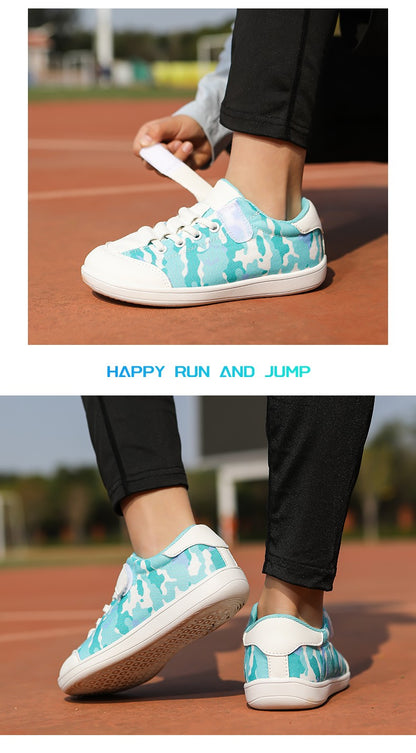 Children's Wide Version Barefoot Shoes Boys And Girls Anti Slip Baby Shoe Childrens Sport Shoe Zero-Drop Healthy Sole Breathable