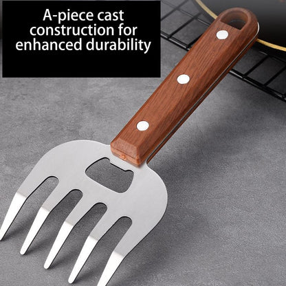 Meat Shredder Claws Ergonomic Food Shredding Fork Stainless Steel Thicken Fork Cooking Tool for Husband Chichen Barbecue Cooking