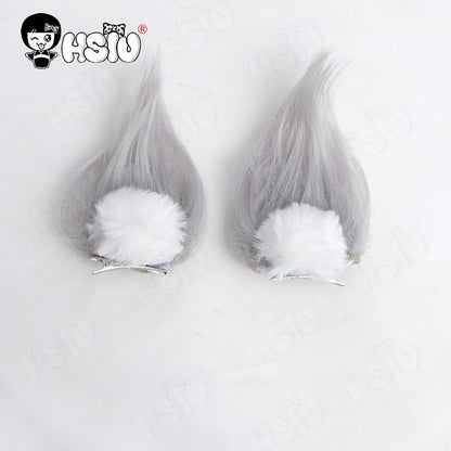 Sunaokami Shiroko Cosplay Peruca Fibra sintética de vestuário Peruca de cosplay de Blue Archive?HSIU ?Peruca longa prata acinzentada+Touca de peruca
