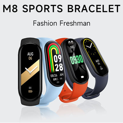 For Sports Smart Watch Music Control Fitness Calorie Track Bracelet Phone Message Remind Steps BT SmartWatch M8 Band