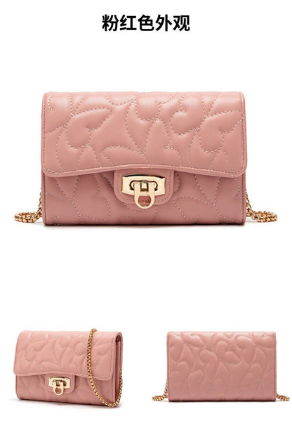 Women's Fashionable Casual Embroidered Butterfly Pattern Shoulder/crossbody Chain Small Square Bag, Mini Clutch