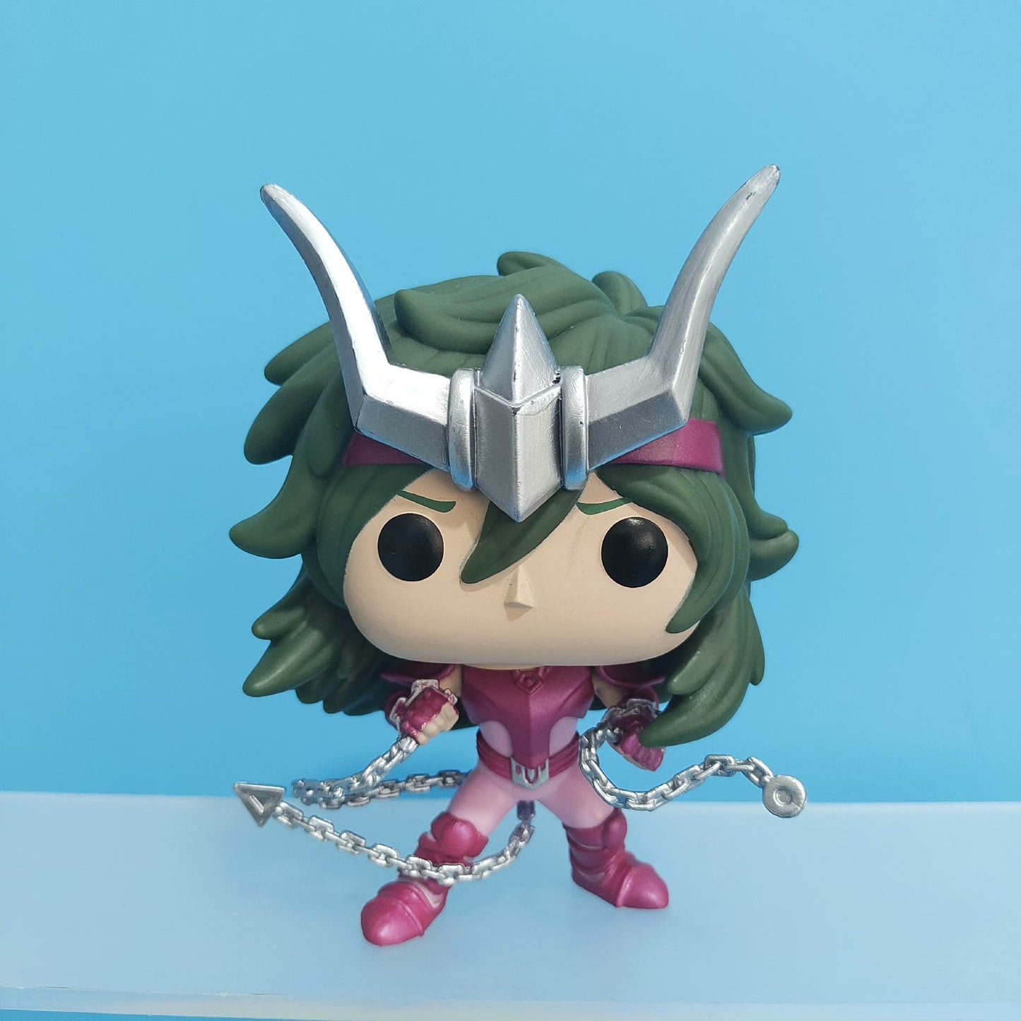 Funko Pop Cavaleiros do Zodíaco Boneco Articulado Hyoga de Cisne #808 Shiryu de Dragão #807 Shun de Andrômeda #809 Ikki de Fênix #810 Bonecos de Vinil Brinquedos