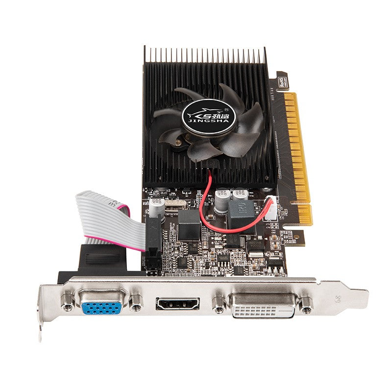 Placa de Vídeo SZMZ GT610 1G/2G DDR3 NVIDIA GeForce GT 610 Placa Gráfica PCIE X16 2.0 HD DVI VGA 1800MHz 64Bit GPU Computador de Mesa