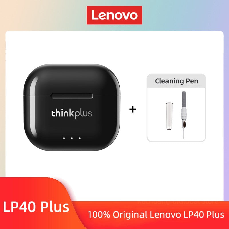 Original Lenovo LP40 Plus Earphones TWS LP40 II Wireless Bluetooth 5.3 Headphones Sport Noise Reduction Touch Control Earbus New
