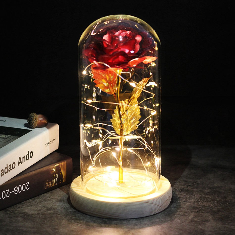 2026 Drop shipping Galaxy Rose Artificial Flowers Beauty and the Beast Rose Wedding Decor Creative Valentine's Day Mother's Gift