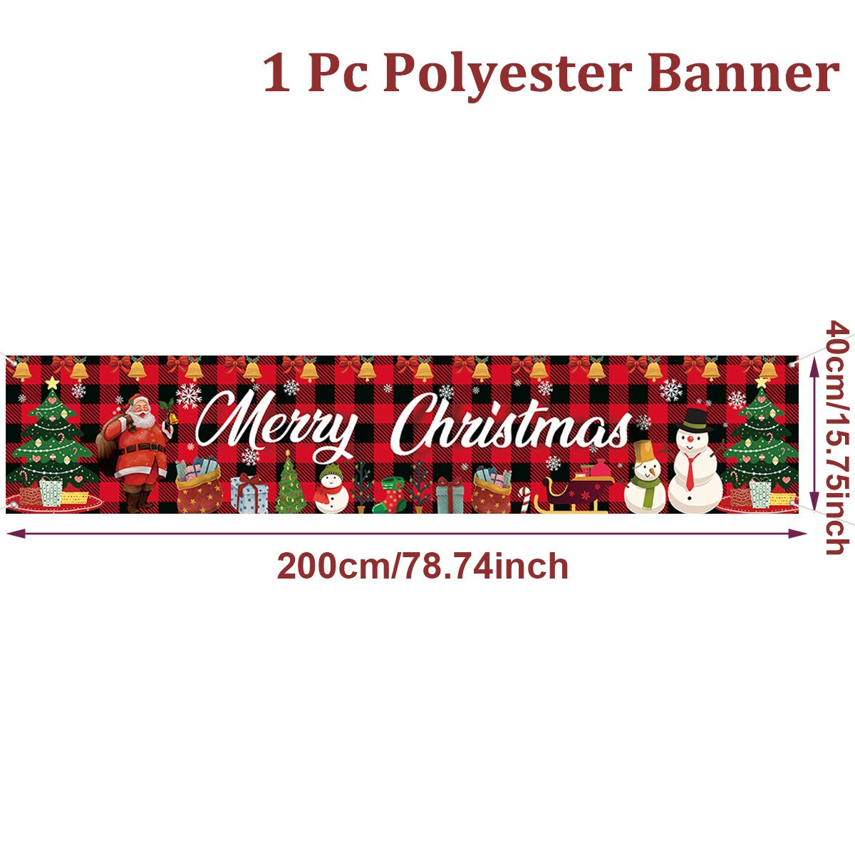 Christmas Outdoor Banner Merry Christmas Decorations For Home 2025 Outdoor Decor Xmas Navidad Noel Natal Happy New Year 2026