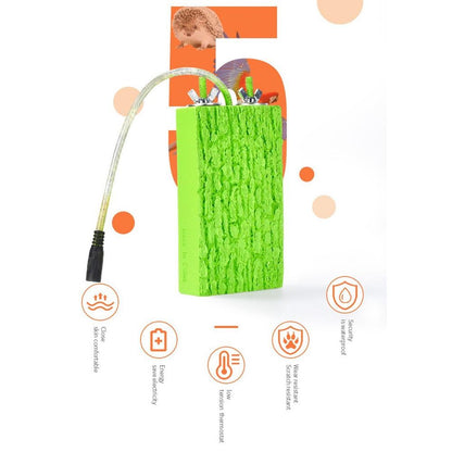 Aquecedor de Gaiola de Pássaros Thermo Perch Aquecedor de Papagaio Suporte de Aquecimento para Pássaros Aquecedor de Pássaros Anti Mordida Automático Snuggle Up para Calopsitas Periquitos