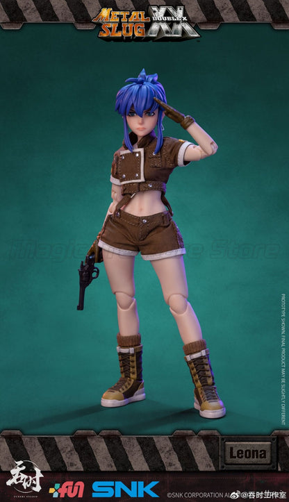 ?MT?Original TUN SHI Metal Slug XX Leona Heidern 1/12 Action Figure Colecionável