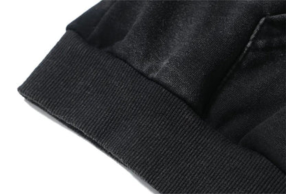 ? 3.1415926 New Print Loose Man Hoodies Women Long Sleeve Washed Hooded Oversized Pocket Coat Harajuku Up Male Sweatshirts