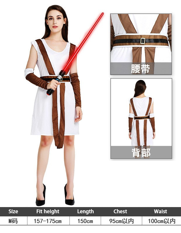 Adult Man Leia Halloween Cosplay Costume Boys Black Warrior Darth Vader Clothes White Soldier Alien Red Devils Kylo Ren Cos