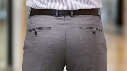 Male Suit Trousers Business Straight Social Tailoring White Clothing Dress Men's Summer Pants Premium Up Slacks Elegant
