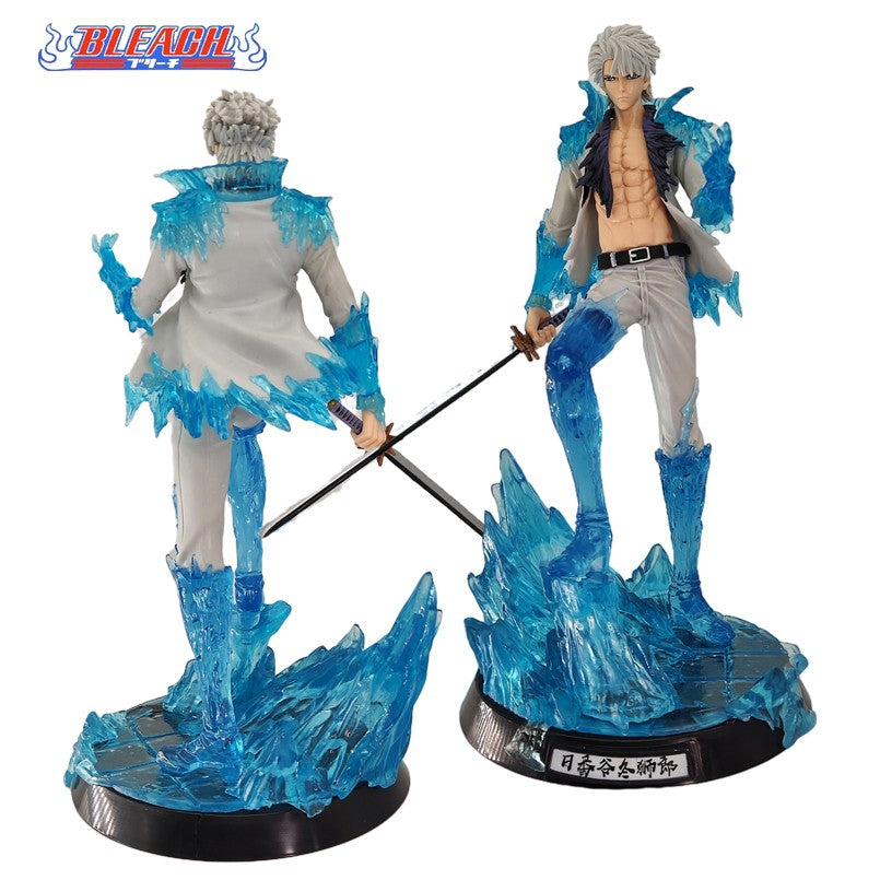 29cm BLEACH Anime Figure Hitsugaya Toushirou PVC Action Figure Boneco de Modelo Colecionável Brinquedo