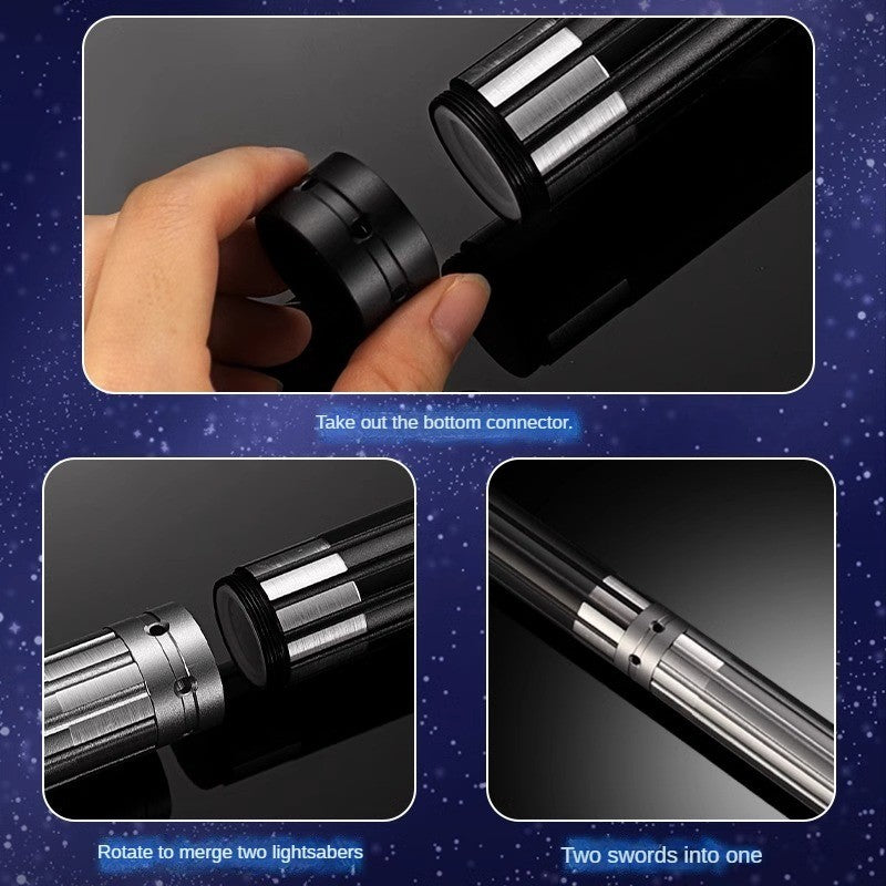 Metal Lightsaber Sword Toys RGB Light Saber 15Color Change Kids Soundfonts Force FX FOC Blaster Toys Jedi Sword Gift