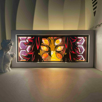Anime Cartoon series paper-cut light room bedroom night light atmosphere light remote control colorful light box