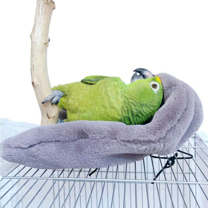 Ninho Manta Xale Quente de Inverno para Pássaros, Tenda Suspensa para Pequenos Animais de Estimação, Decoração de Gaiola para Periquito, Agapornis, Calopsita