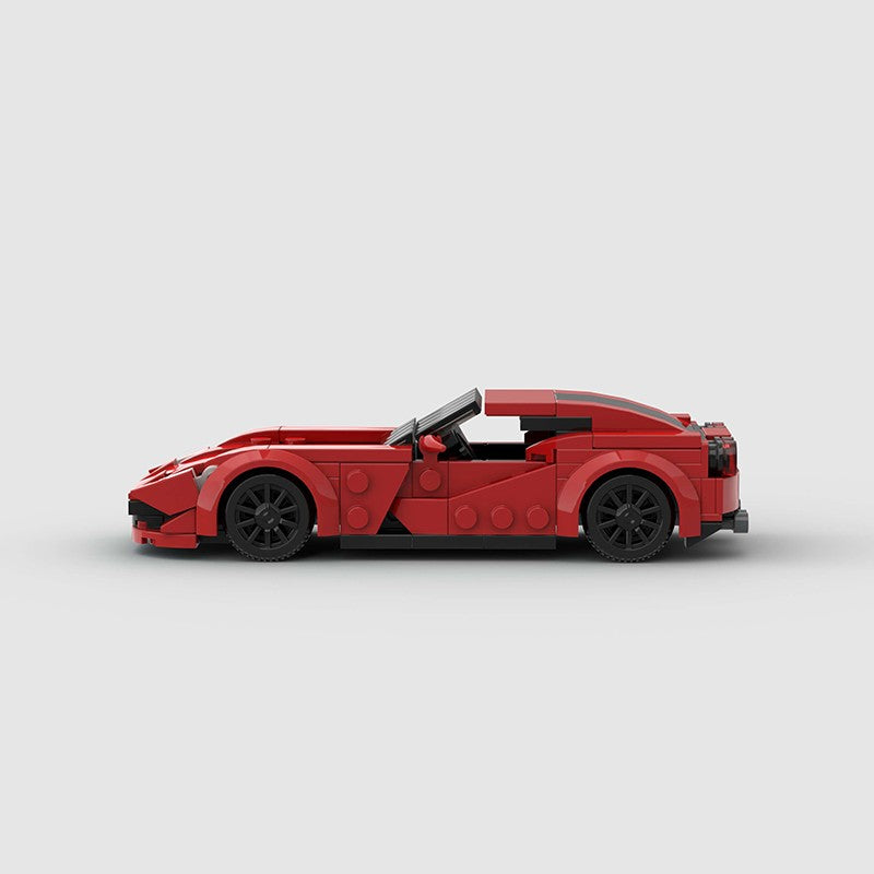 MOC Carro Esportivo de Corrida Veículo Cidade Speed Racer Modelo Técnico Blocos de Construção Tijolos Supercarro F1 Brinquedos Infantis Presentes para Meninos NSX