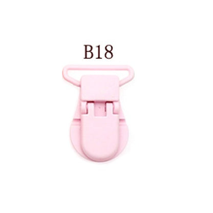 30/50/100pcs 1" 25mm Hot D Shape Plastic Baby Pacifier Clips Dummy Chain Holder Suspender Clips Clamp With Gripping Teeth