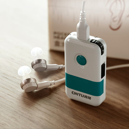 Pocket Rechargeable Hearing Aid DHP for Deafness Powerful Digital Sound amplifier Severe Loss Medical Elderly Hearing Devices
