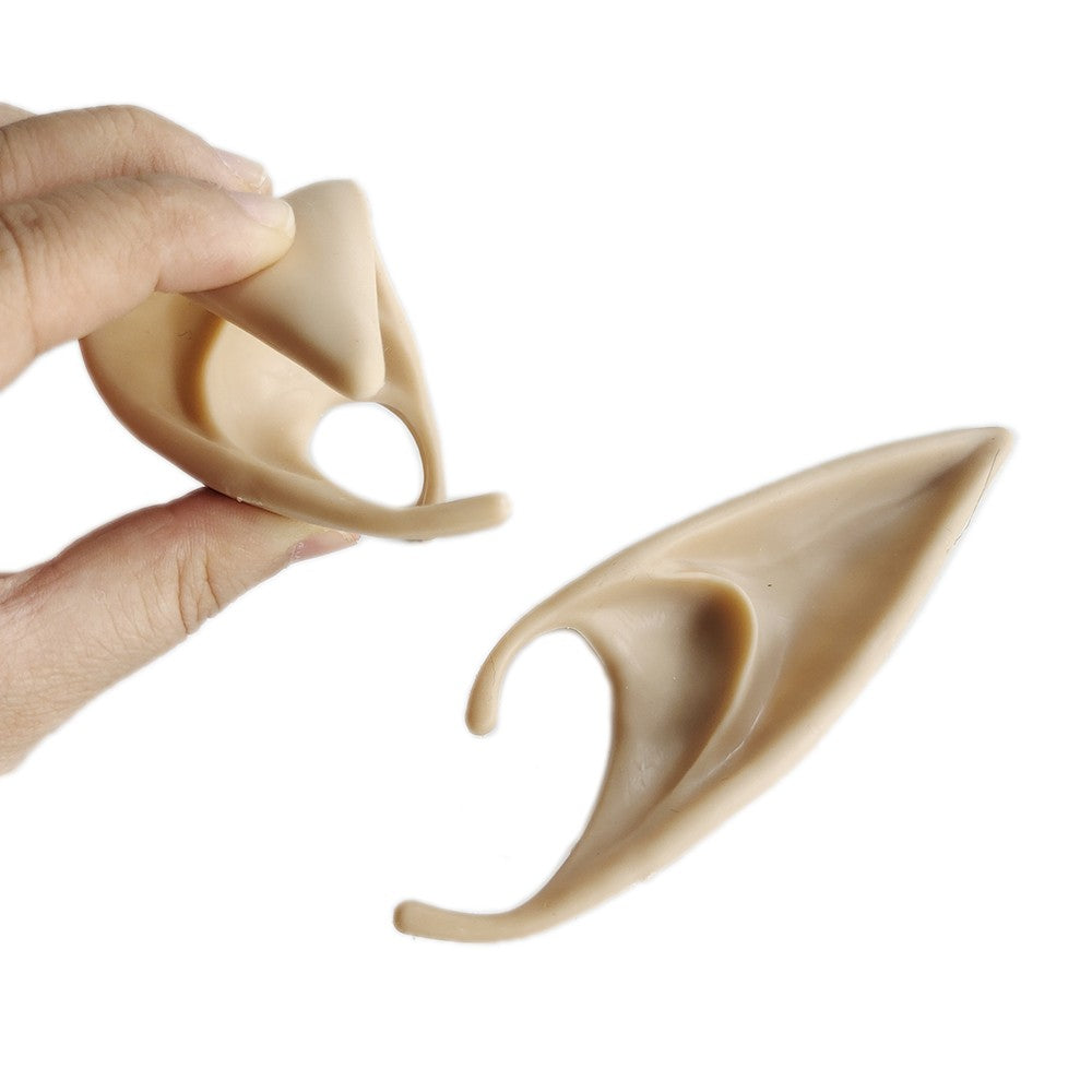 Halloween Elf Ears Latex Simulation Ears Props Fairy Angel Cosplay Mask Halloween Costume Accessories Mascaras Halloween Party