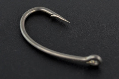 Hirisi 15x Anzóis de Pesca de Carpa Com Olhal Micro Farpa Aço de Alto Carbono Anzóis Revestidos de PTFE Acessórios de Pesca X915