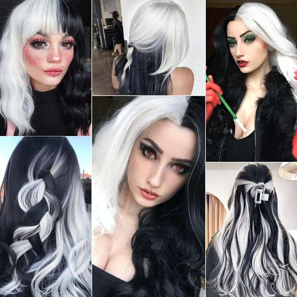 10 peças de tingimento de orelha pendurada, clipes coloridos, extensões de cabelo, perucas sintéticas de fibra química, extensões de cabelo sem marcação