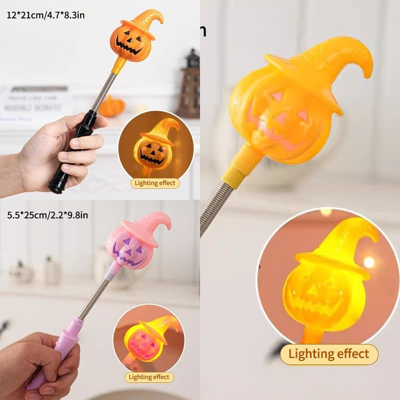 Halloween Shakeing Stick Glow in The Dark Luminous Glow Sticks Halloween Party Favors Day of The Dead Cosplay Party Accessories