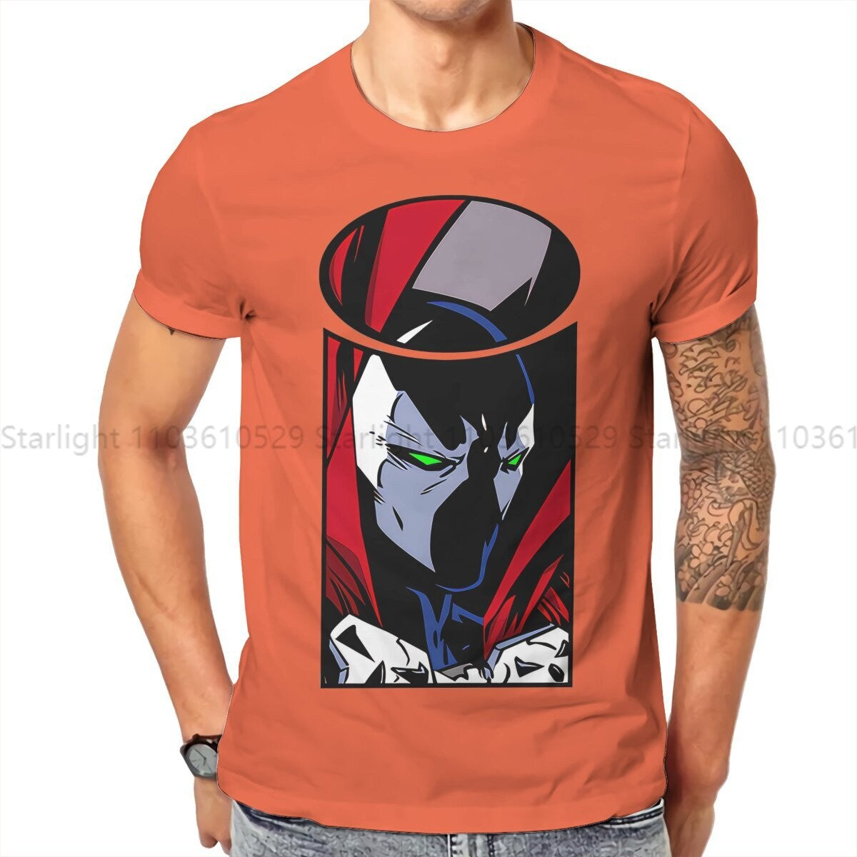 Image Hero Man's TShirt Spawn Comic O Neck Tops T Shirt Funny Gift Idea
