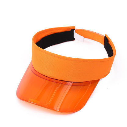 Chapéus de Viseira de Sol para Pais e Filhos, Viseiras de Plástico PVC para Mãe, Filho e Filha, Bonés de Viseira para Esportes ao Ar Livre, Chapéu de Sol para Bicicleta para Mulheres