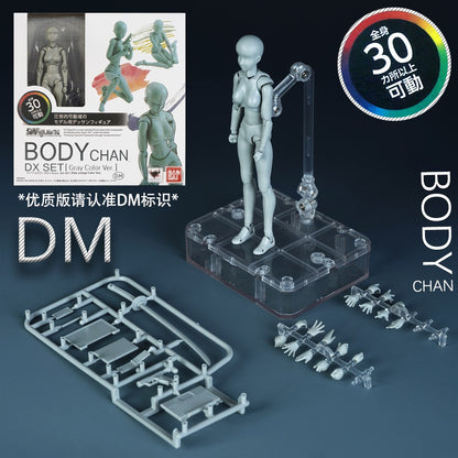 Esboço Desenho Masculino Feminino Corpo Articulável Kun Body Chan Dor nas Articulações Figura de Anime SHF Boneco Articulado Modelo de Brinquedo Desenho Manequim