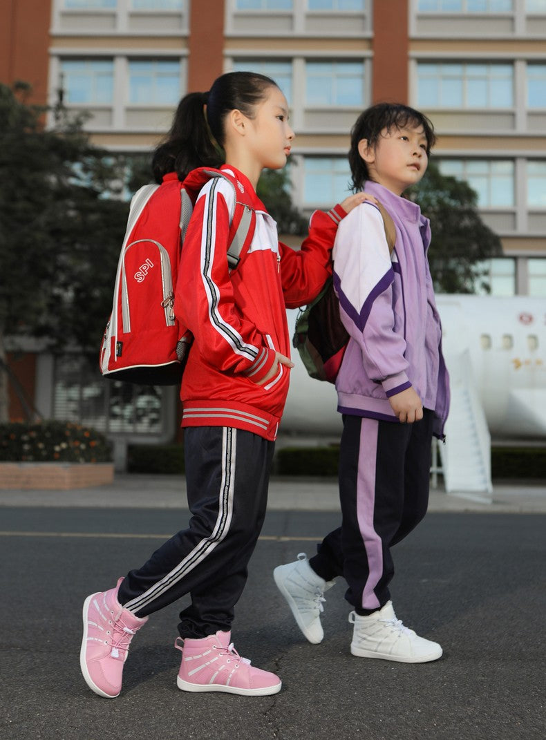 Fashion Kids Snow Boots Wide ToeBox Shoes Kid's Waterprof Barefoot Sneakers Boys Girls Warm Cotton Lightweight Non-slip Sneakers