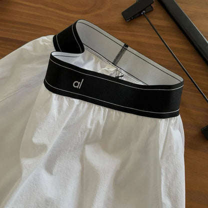 A* Yoga High-end Moisture Wicking Water-cooled Tennis Skirt Women's Quick-drying Breathable Double-layer Sports Pants Skirt