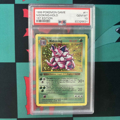 DIY 1999 PTCG JOGO Versão em Inglês 1ª EDIÇÃO CHARIZARD BLASTOISE Card de Coleção Card de Classificação 10Pontos Card de Anime Jogo de Cartas Presente Brinquedo