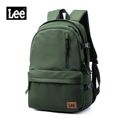 Mochila LEE de grande capacidade para viagem, para notebook de 15,6 polegadas, à prova d'água, de nylon casual, para adolescentes, faculdade, escola, masculino e feminino
