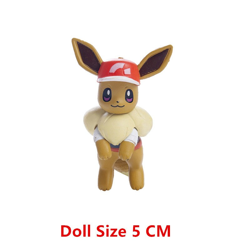 Pokemon Anime Figure Pikachu Eevee Charizard Mewtwo Cartoons Figure Collection Model Pocket Monster Action Toys Kids Birthday Gi