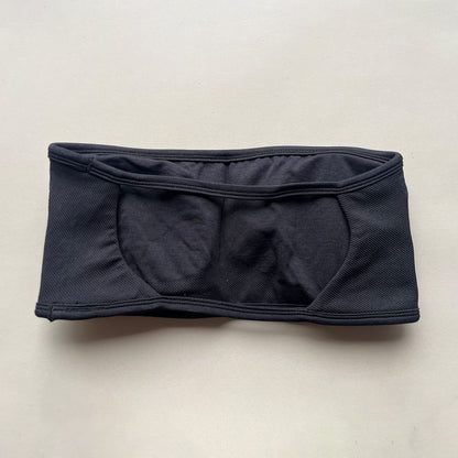 NO LOGO Backless Bandeau Sports Bra Gym Women Top Crop Tube Yoga Tops Halter Sports Seamless Bras Scrunch Workout Yoga Tank