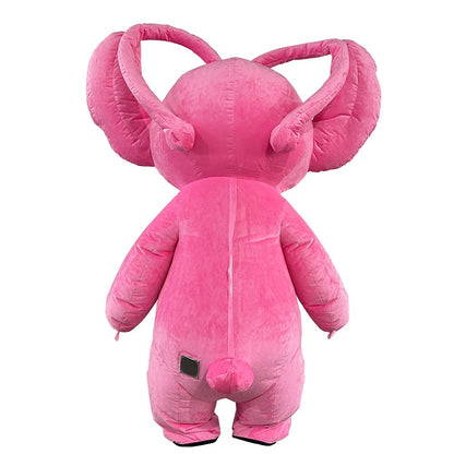 Inflatable Colored Eyeless Monster Costume Mascot Parade Adult Character Cosplay Halloween Wedding Party Event Plush Set
