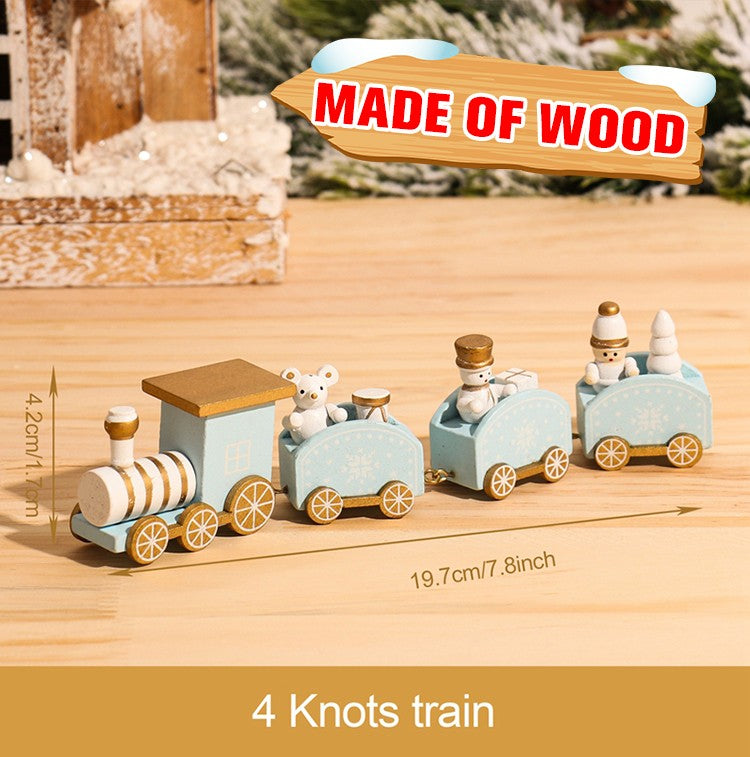Wooden/Plastic Train Christmas Ornament Merry Christmas Decoration For Home 2025 Xmas Gifts Noel Natal Navidad New Year 2026