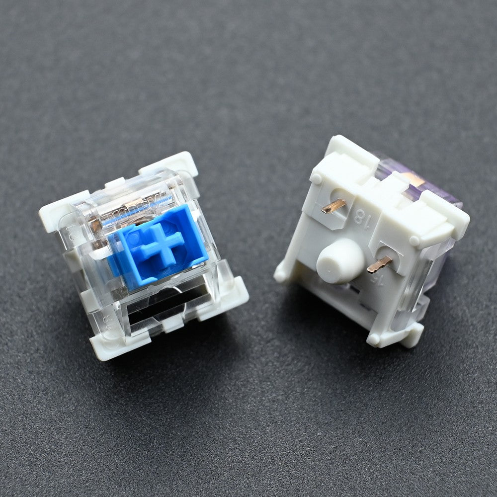 Switch Outemu Teclado Mecânico 3 Pinos Clicky Linear Tátil Silencioso RGB LED SMD Compatível com MX Switch para Jogos