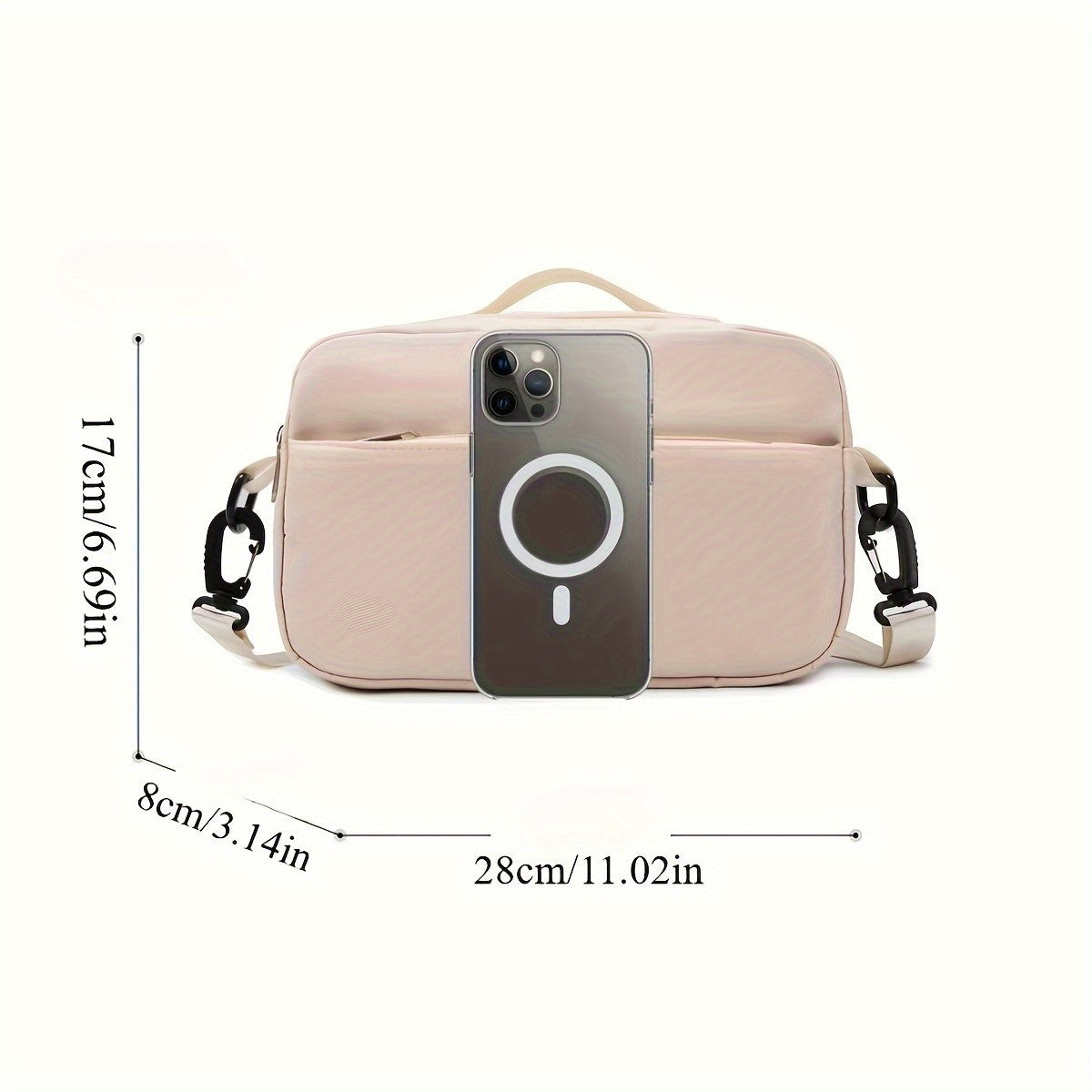 Conjunto de 3 malas de viagem em nylon, bolsa de bagagem moderna de grande capacidade, bolsa de ginástica e esporte com alça transversal, adequada para uso diário
